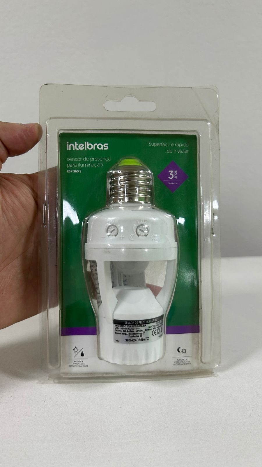 Sensor de Presença para Iluminação